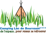Le camping du Lac de Bournazel ****
